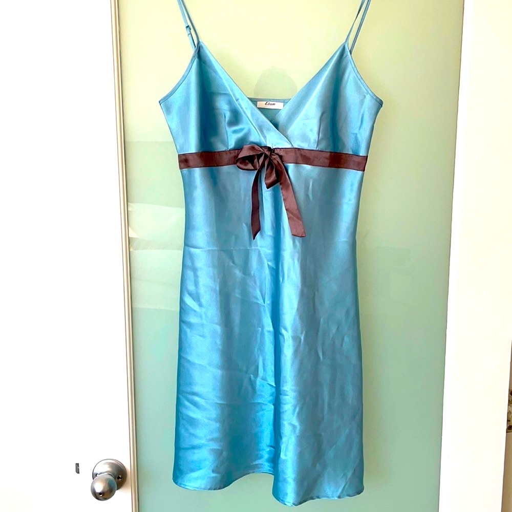 New ETAM Paris Satin Slip Dress – Size S – Beverly Hills Closet